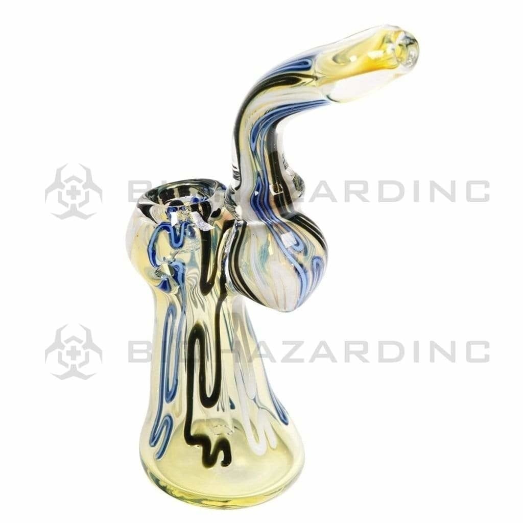 Biohazard Inc Glass Bubbler 7" Sherlock Bubbler