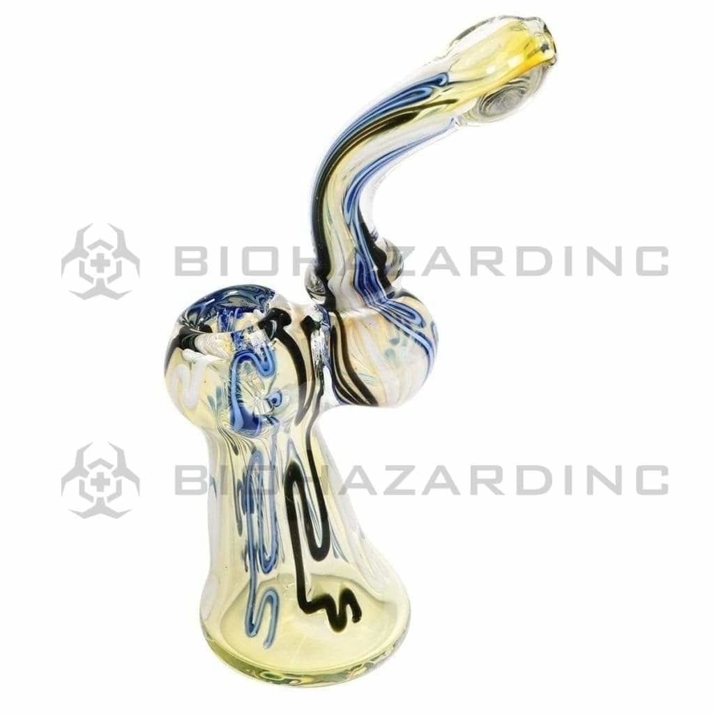 Biohazard Inc Glass Bubbler 7" Sherlock Bubbler