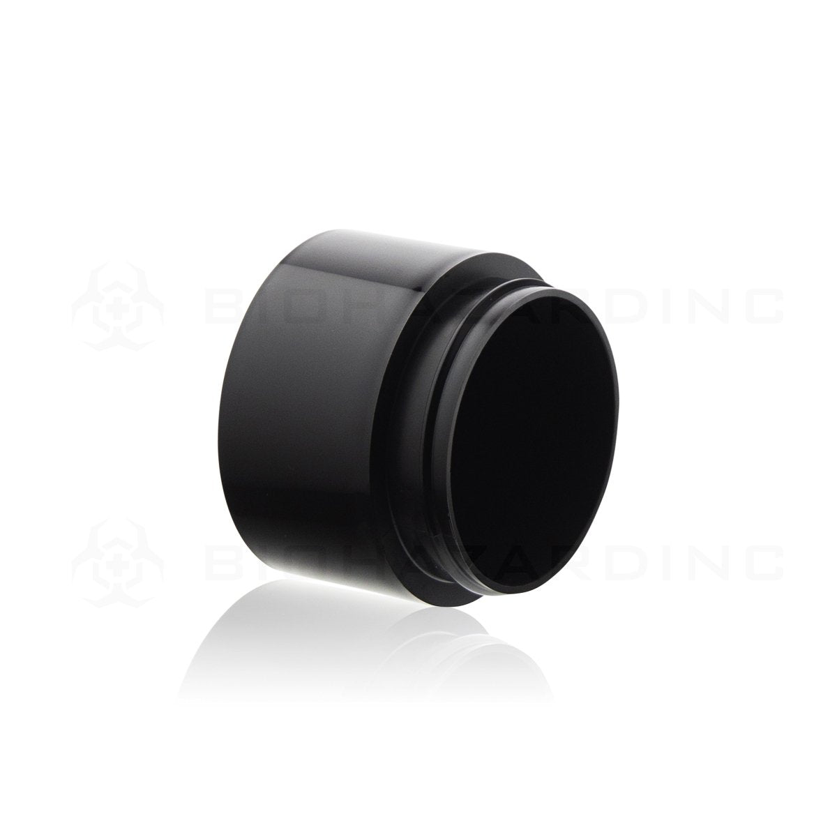 3 oz Black Medical Grade Plastic Jars | 63mm | 385 count