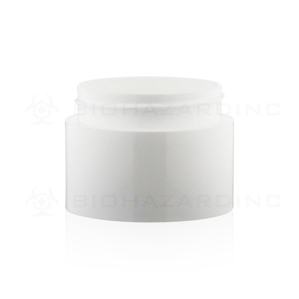3 oz White Medical Grade Plastic Jars | 63mm | 385 Count
