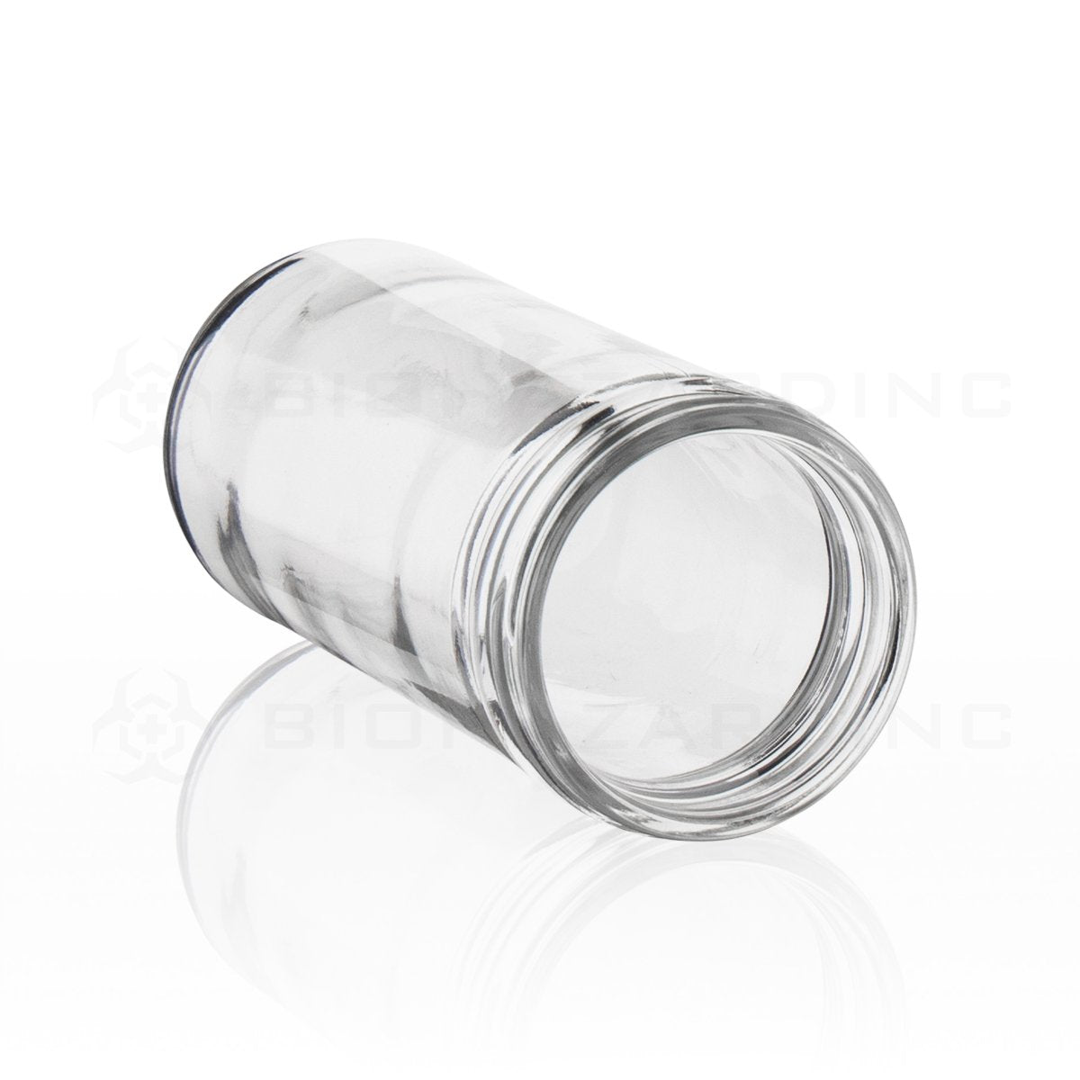 8 oz Clear Glass Jars | Slim Straight Sided - 58mm | 24 Count