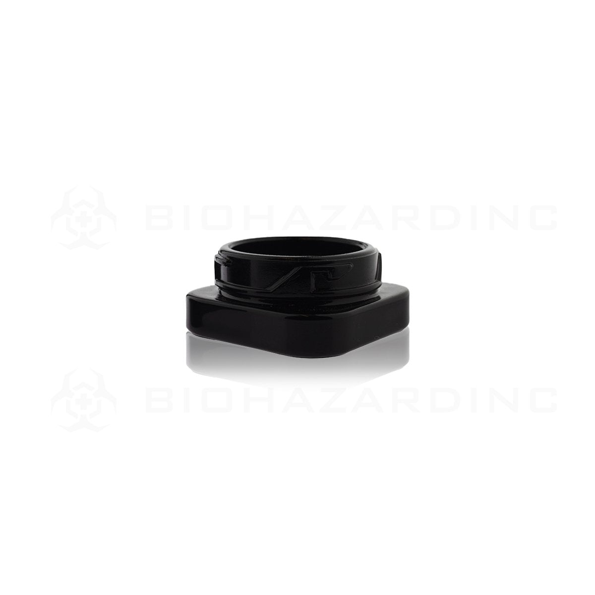 5mL Opaque Black Square Glass Concentrate Jars | Black Child Resistant Caps Included | 250 Count