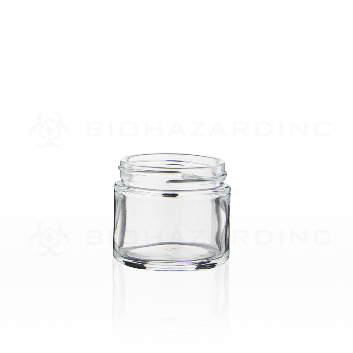 2 oz Straight Sided Clear Glass Jars | 16 Dram - 53mm | 168 Count