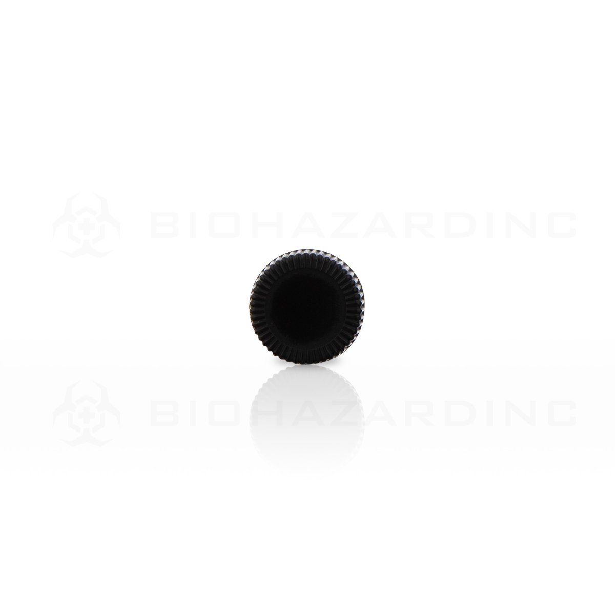Black Polypropylene Plastic Cap | 15mm