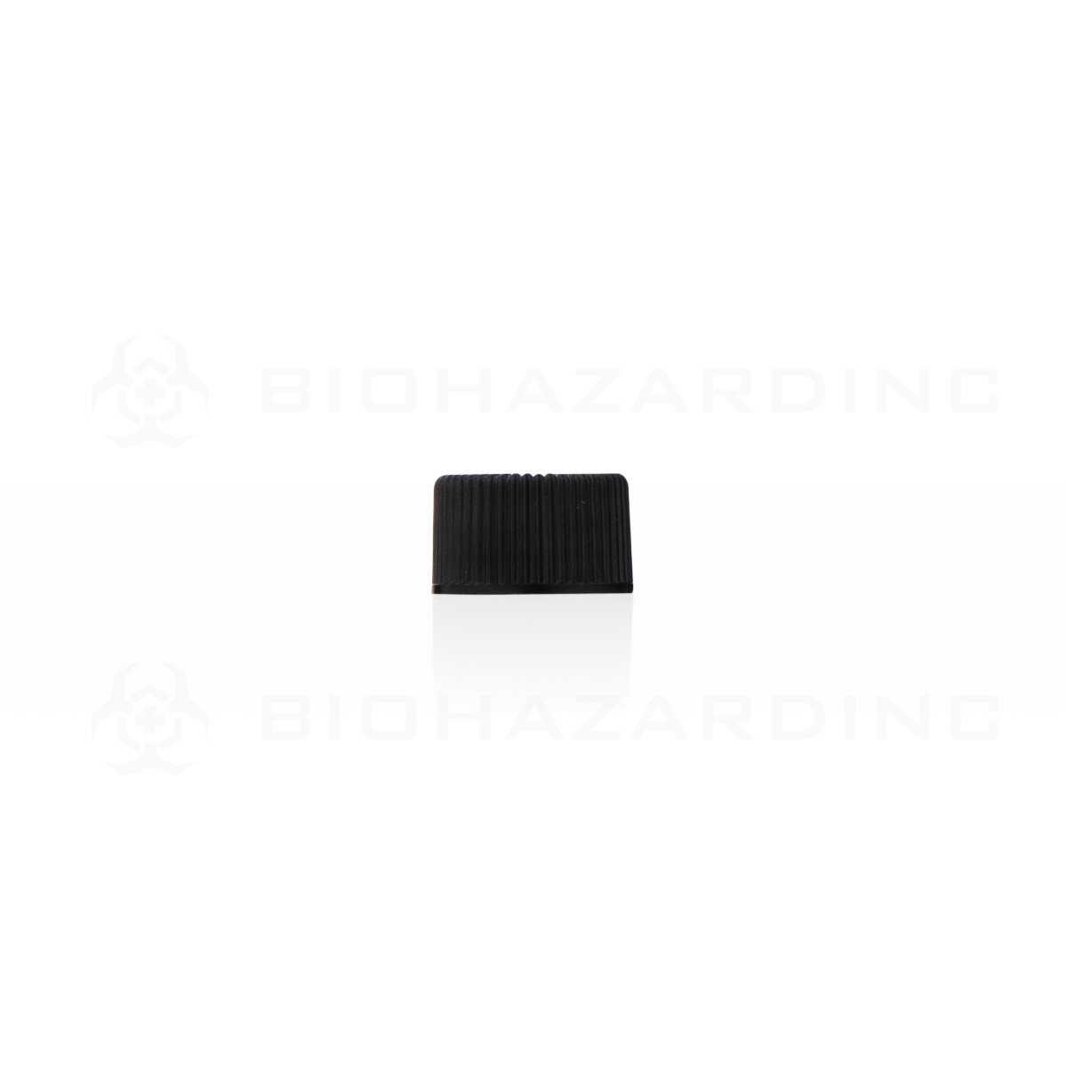 Black Polypropylene Plastic Cap | 15mm