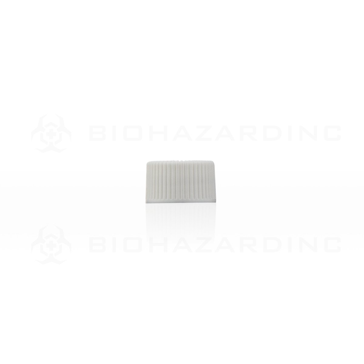 White Polypropylene Plastic Cap | 15mm