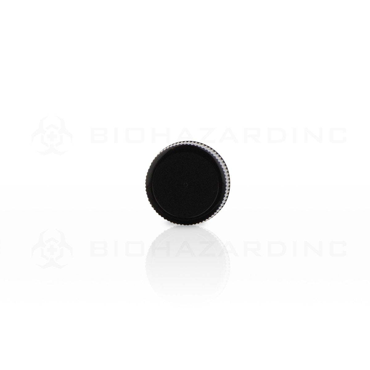 Black Polypropylene Plastic Cap | 22mm