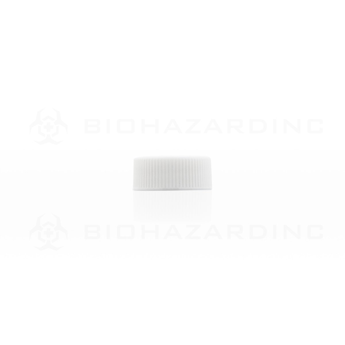 White Polypropylene Plastic Cap | 22mm