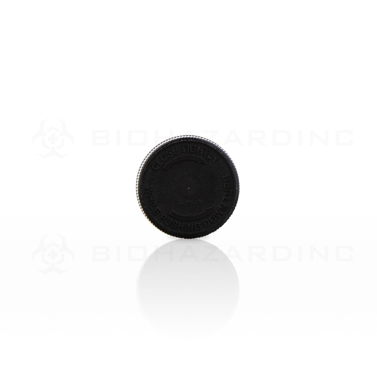 Black Plastic Cap | 24mm | Child Proof