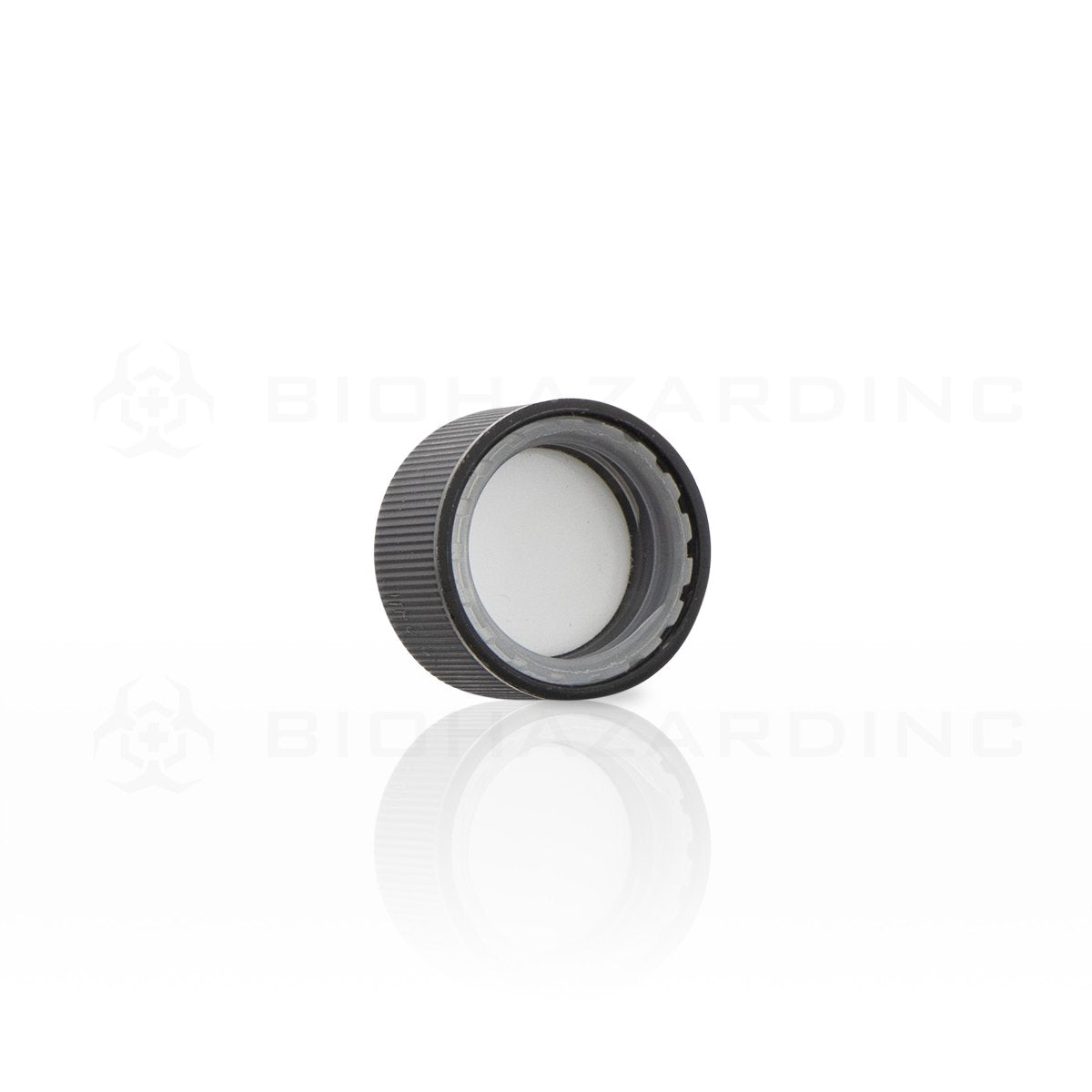 Black Plastic Cap | 24mm | Child Proof