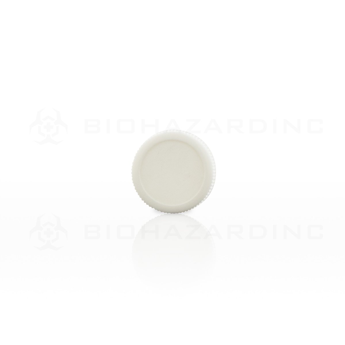 White Polypropylene Plastic Cap | 24mm