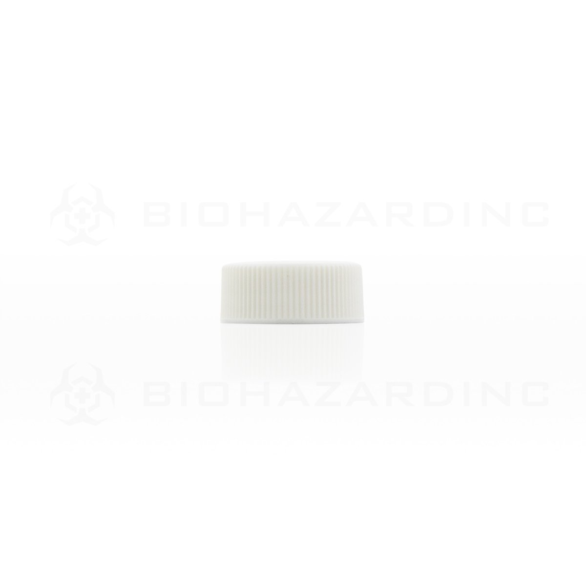 White Polypropylene Plastic Cap | 24mm