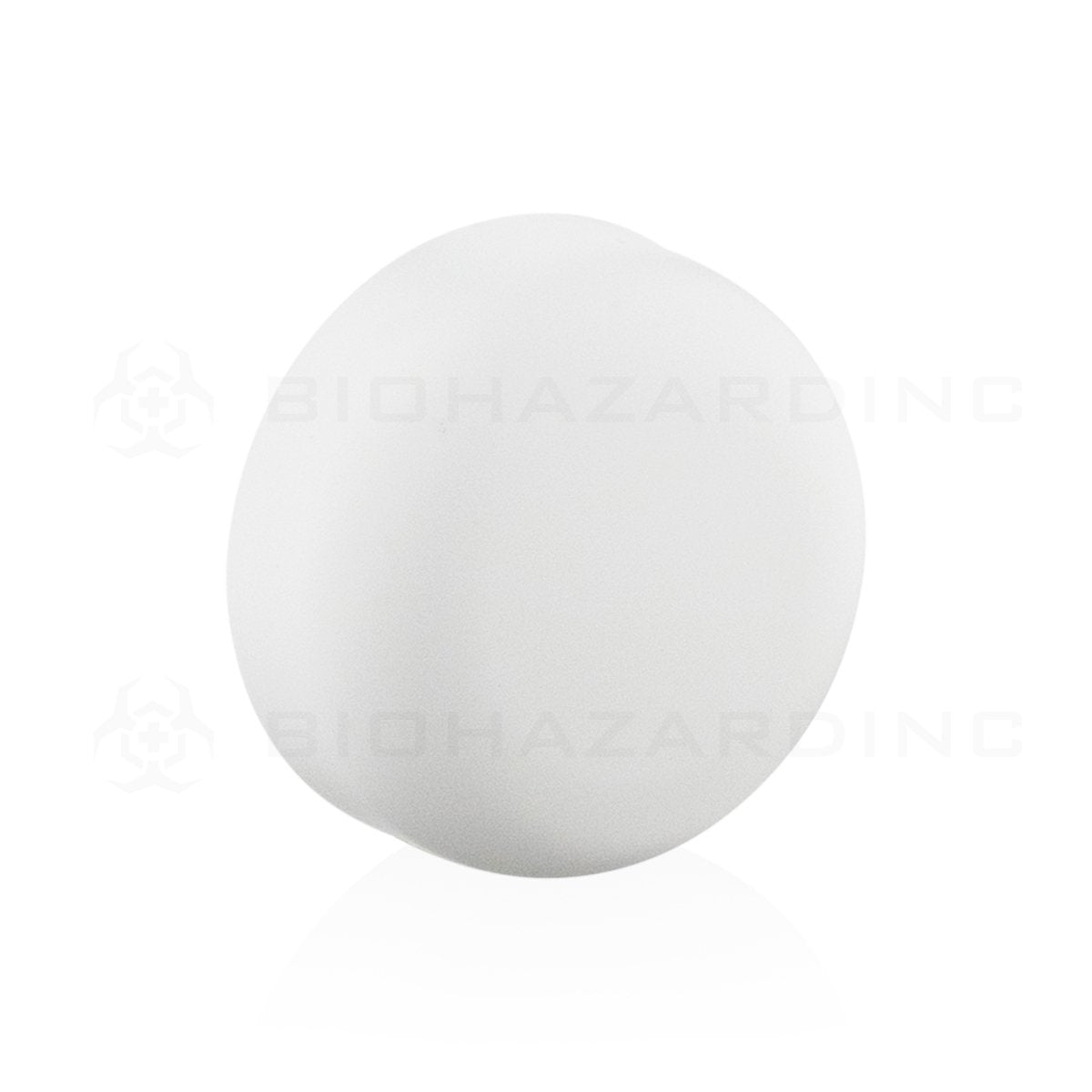 Matte White Plastic Dome Cap | 53mm | Child Resistant