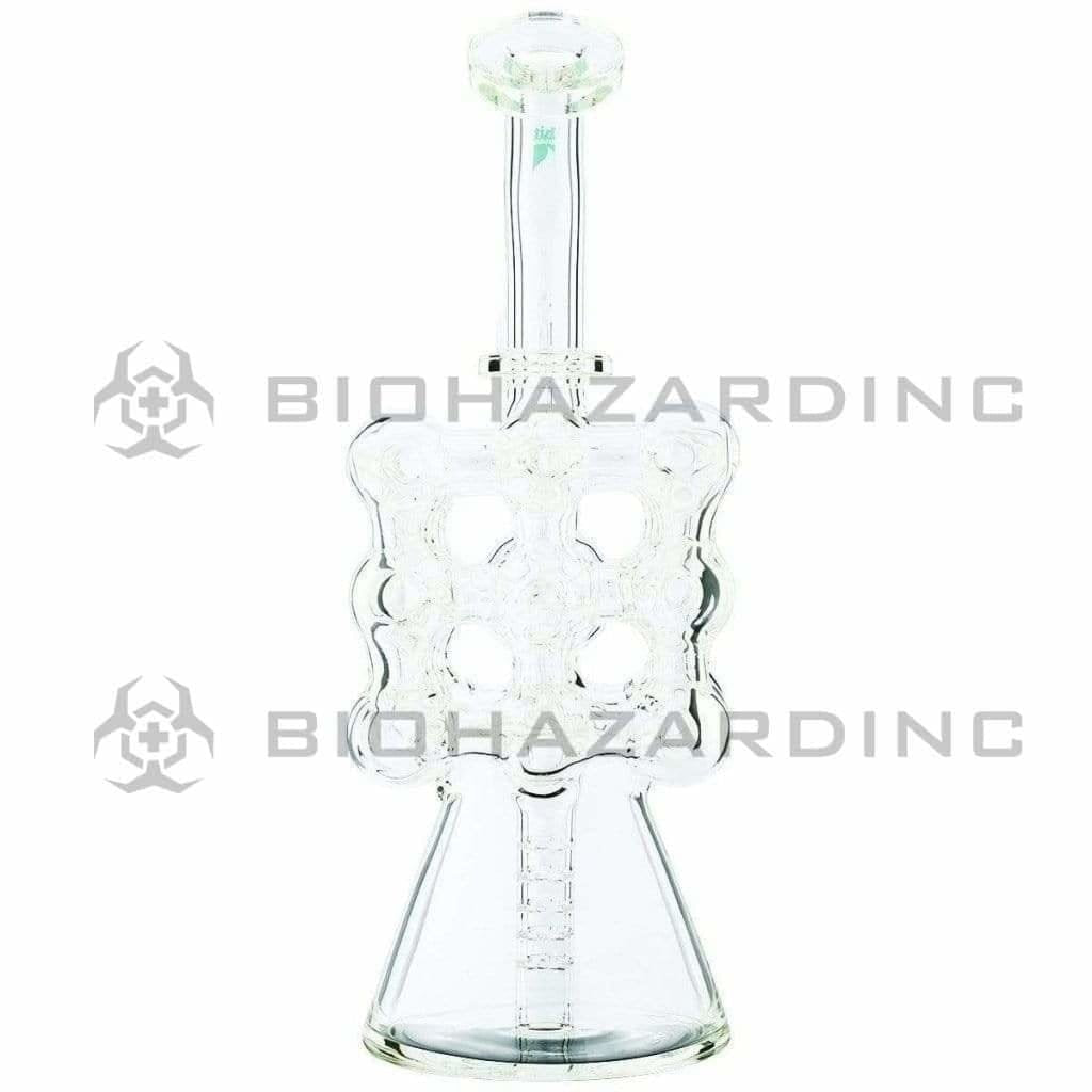 Hitman Glass Dab Rig 8.5" Hitman Square Bubble Connections Rig 14mm Beaker
