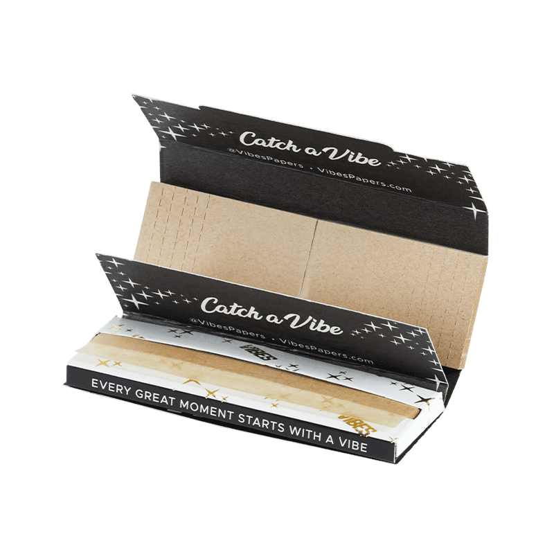 VIBES™ | Fine Rolling Papers 1¼ Ultra Thin + Tips | 50 CT