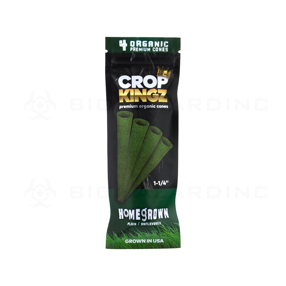 CROP KINGZ | 1¼ Homegrown Organic Premium Cones 4 Packs | 10 Count