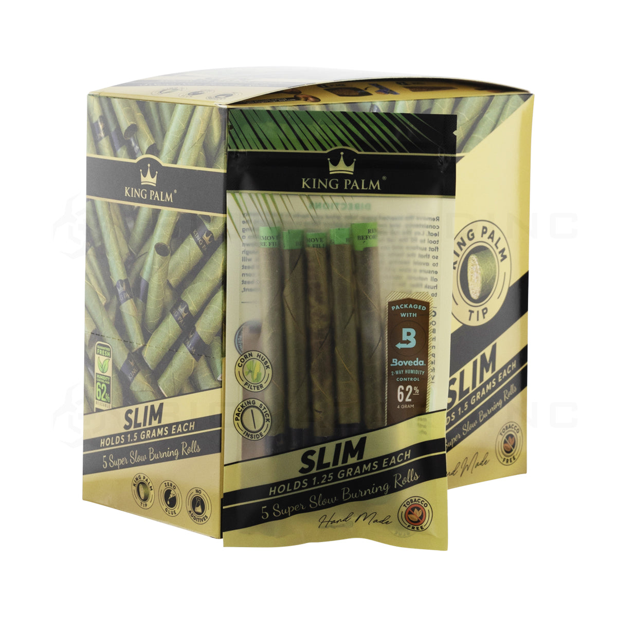 King Palm™ | 'Retail Display' Slim Rolls | Various Flavors - wholesale smoke shop