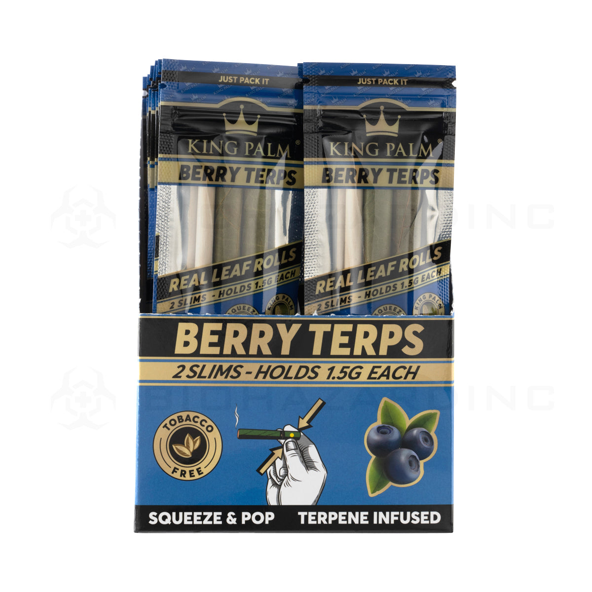 King Palm™ | 'Retail Display' Slim Rolls | Various Flavors - wholesale smoke shop