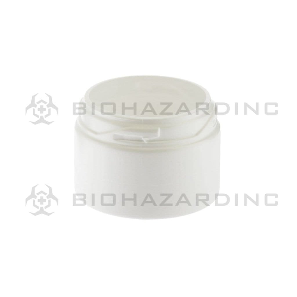 Biohazard Inc Child Resistant Jar 85 Dram Horizon Jar - 80mm - White - 150 Count