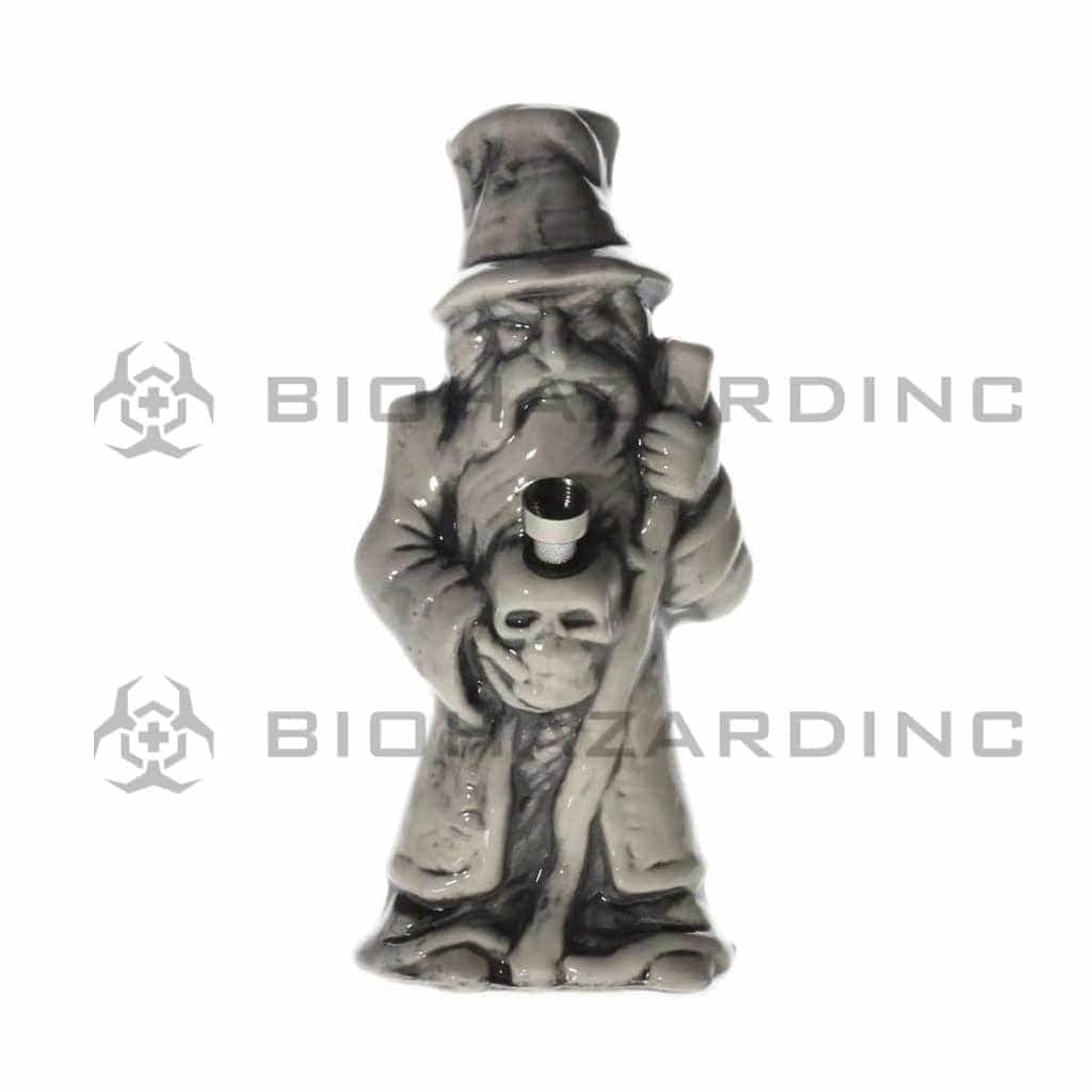 Biohazard Inc Ceramic Bong 9" Magician Ceramic Water Pipe - Assorted Colors