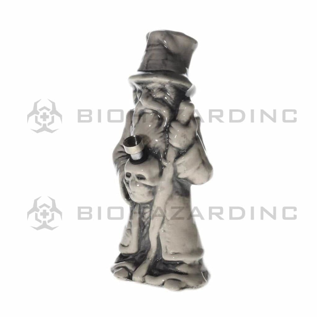 Biohazard Inc Ceramic Bong 9" Magician Ceramic Water Pipe - Assorted Colors