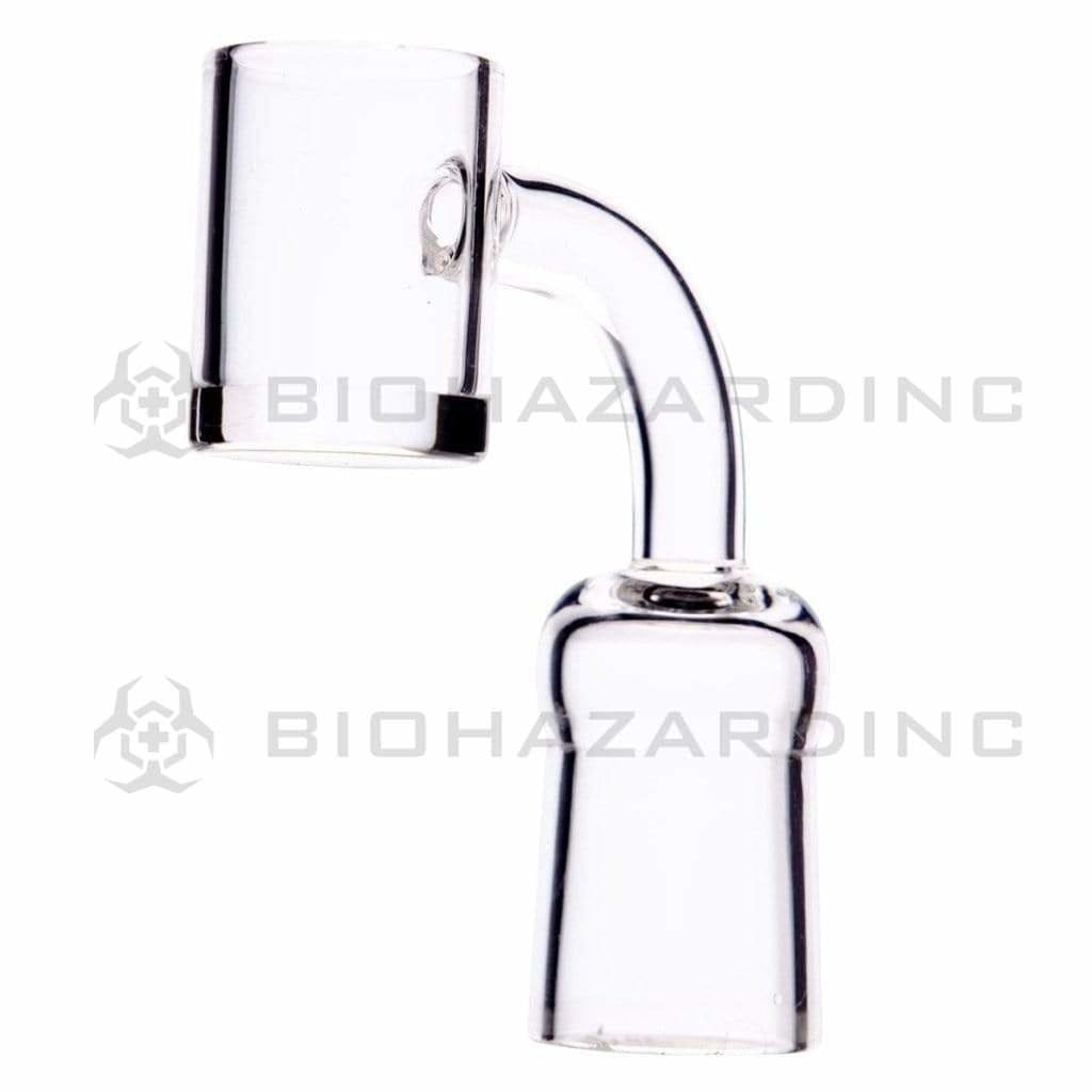 Biohazard Inc Quartz Banger 90 Degree Quartz Banger Flat Top 14mm Female