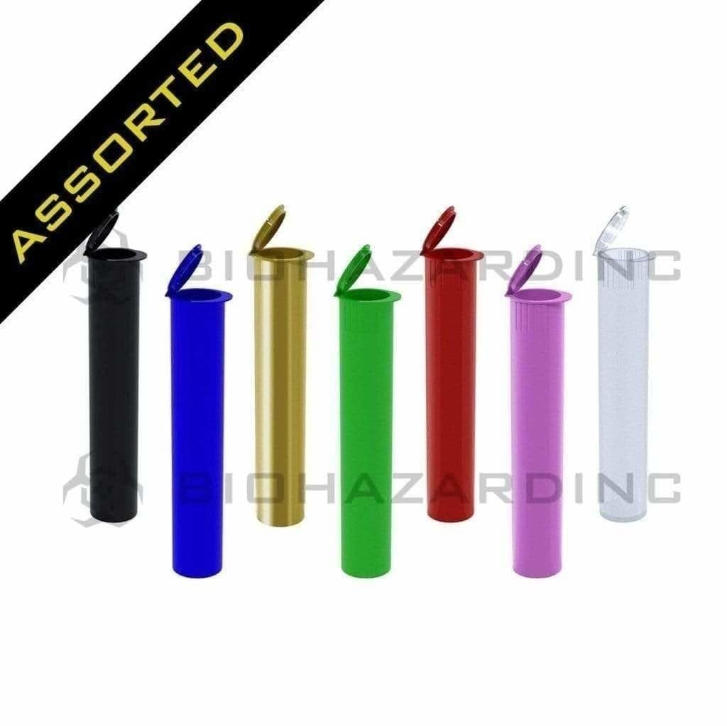 Biohazard Inc Child Resistant Joint Tube 95mm Joint Tube Child Resistant - Assorted Colors - 1000 Count