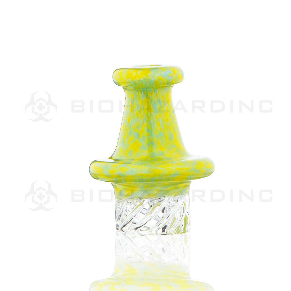 Multi-Directional Speckled Glass Carb Cap | Green