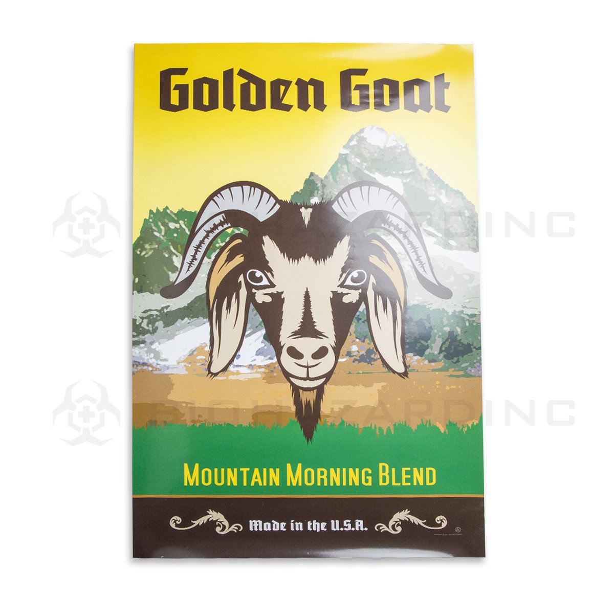 Golden Goat | 24" x 36" Art Poster