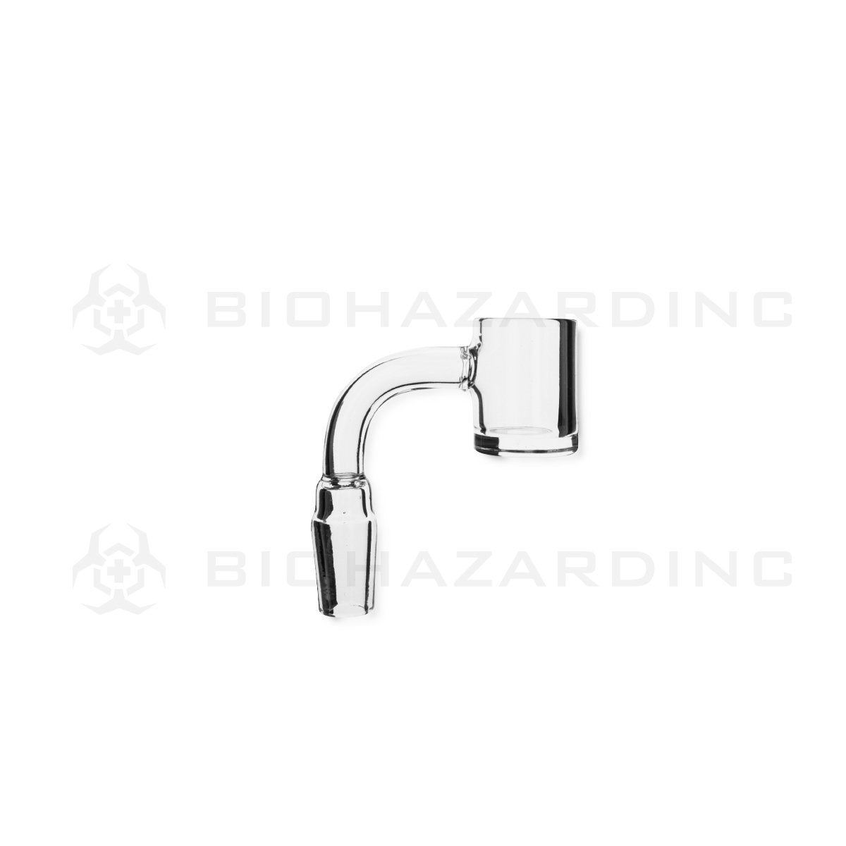 90 Degree Quartz Banger Flat Top - Male 14mm / 22mm Bucket- 3 Count