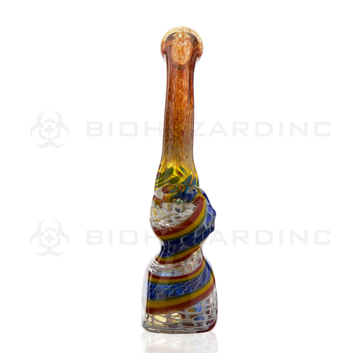 6" Striped Bubbler | | Red, Yellow, Green, and Black