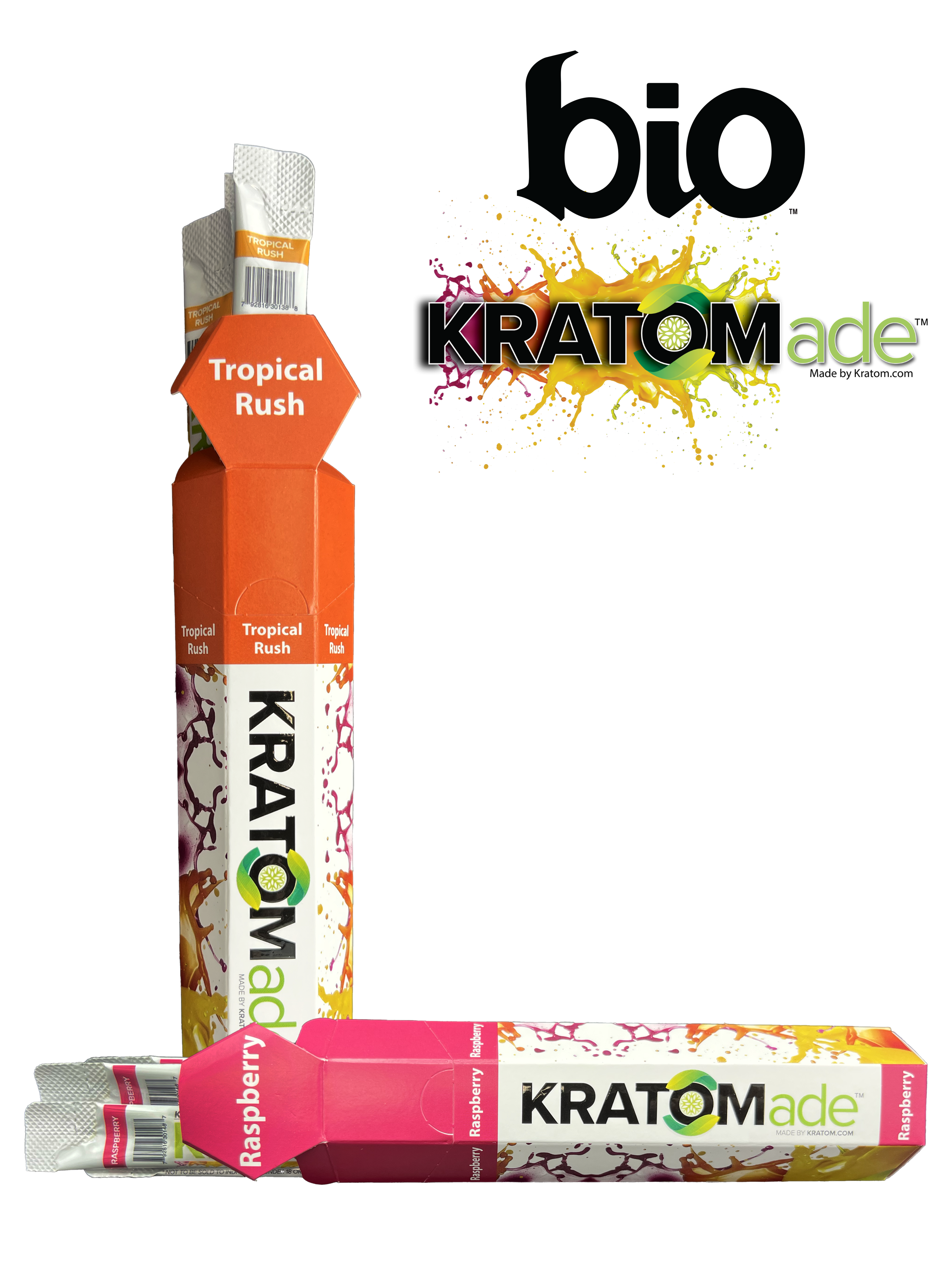 Kratom | KratomADE Flavored Powder | 100mg - 12 count