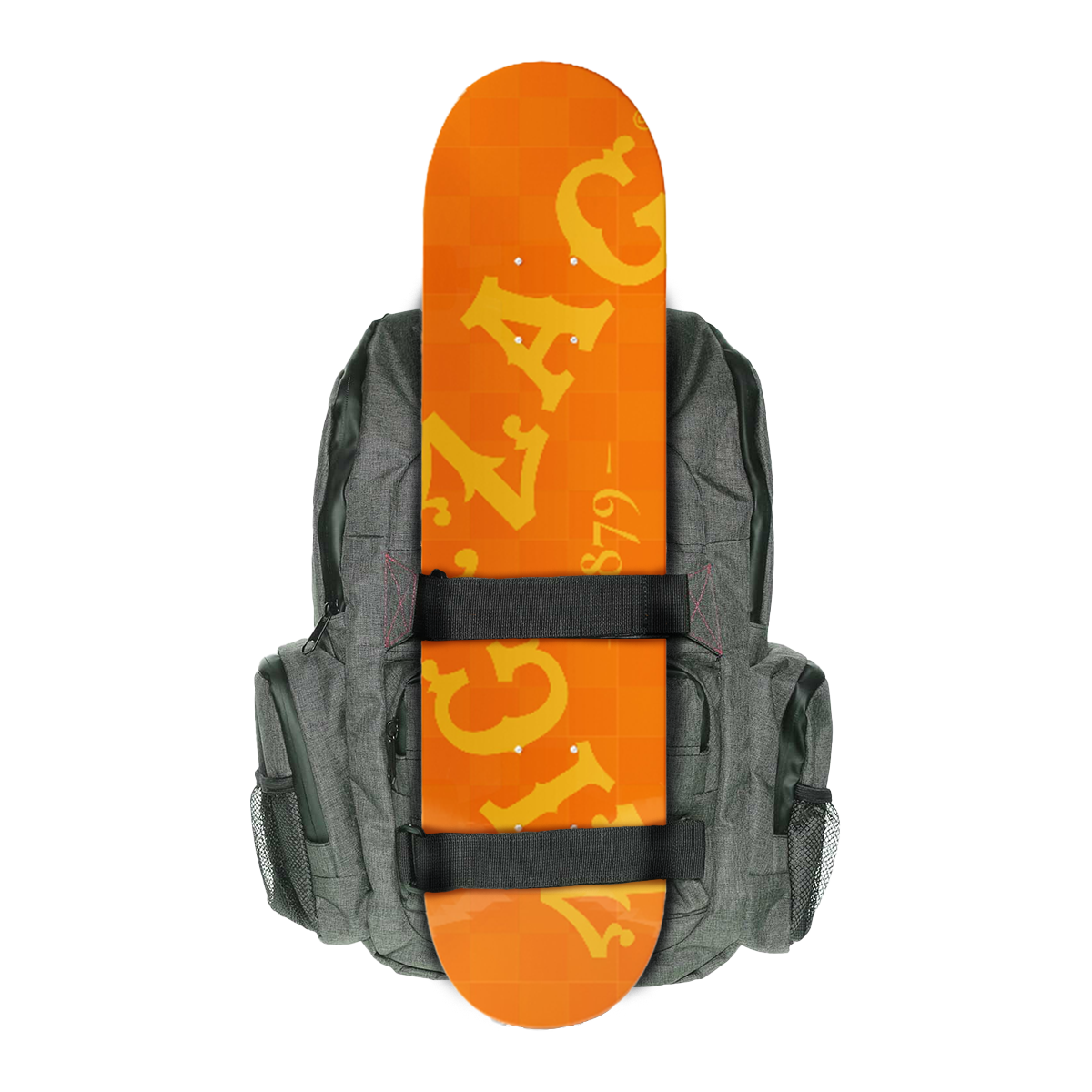 Smell Proof Carbon Backpack "DL Skater" - Forest Charcoal