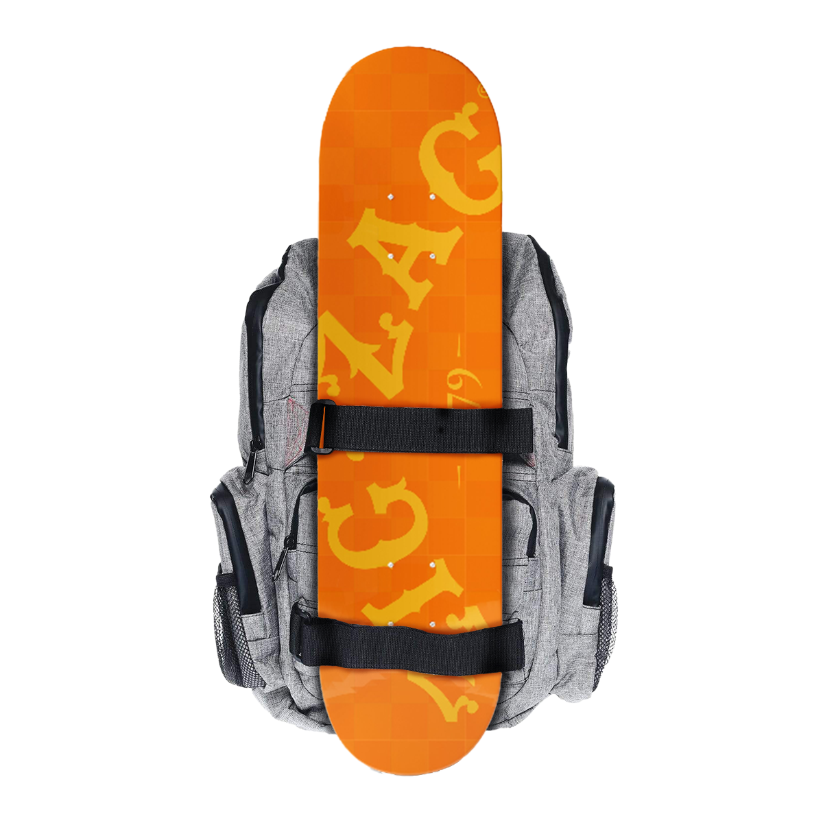 Smell Proof Carbon Backpack "DL Skater" - Wolf Gray