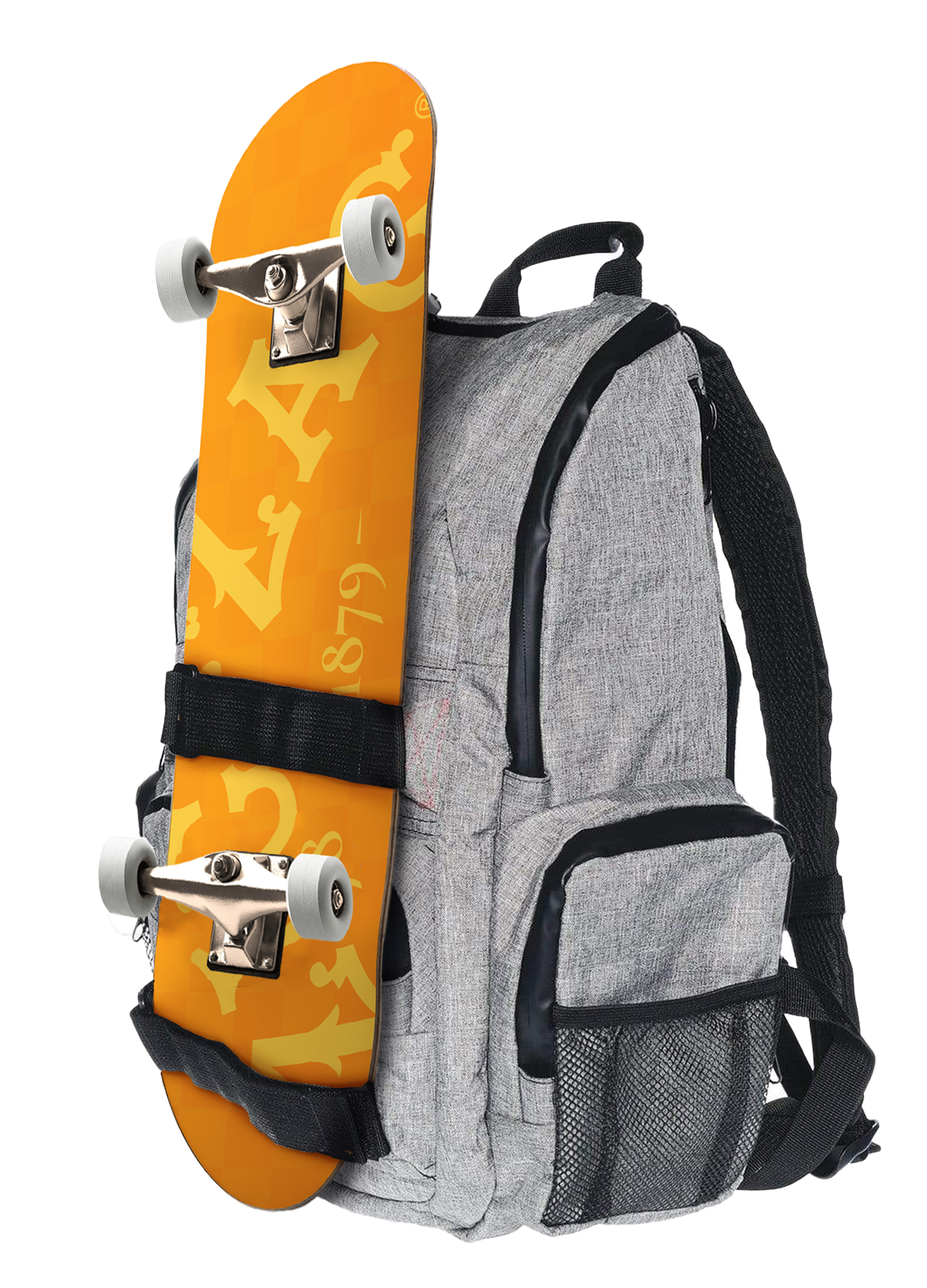 Smell Proof Carbon Backpack "DL Skater" - Wolf Gray