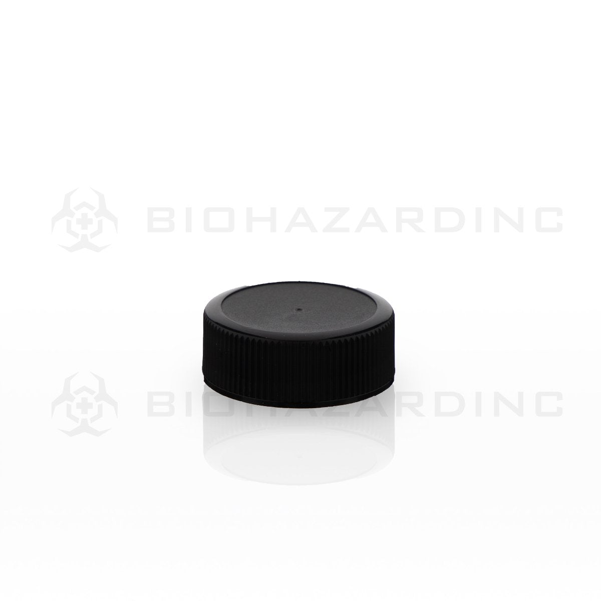 Black Polypropylene Plastic Caps | 28mm