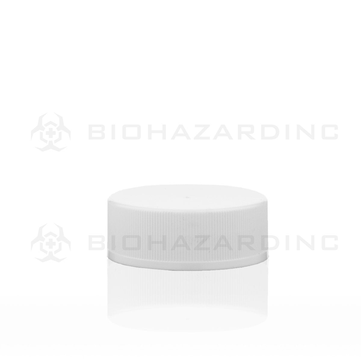White Plastic Caps | 38mm | Child Resistant
