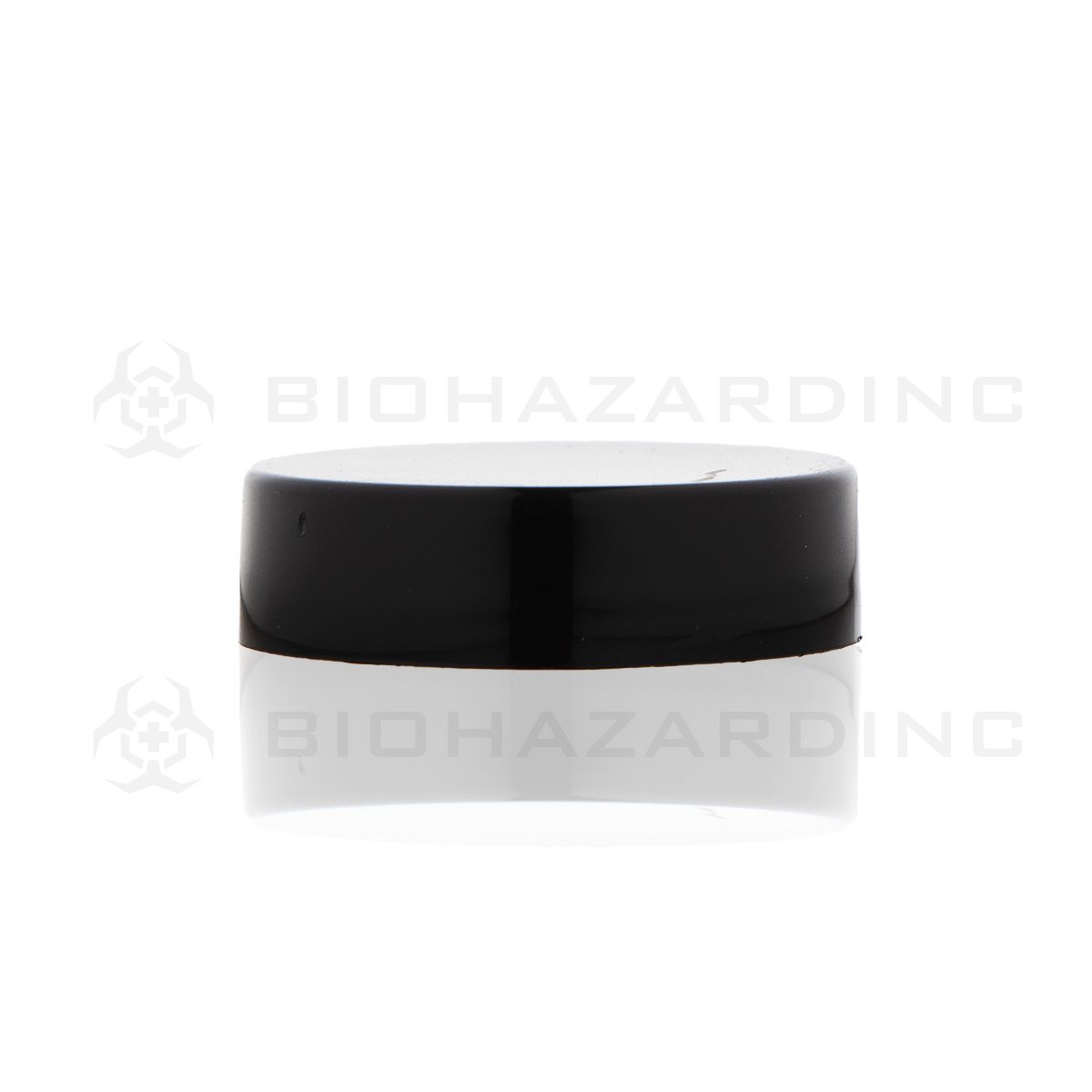 Black Plastic Smooth Skirt Lid | 38mm