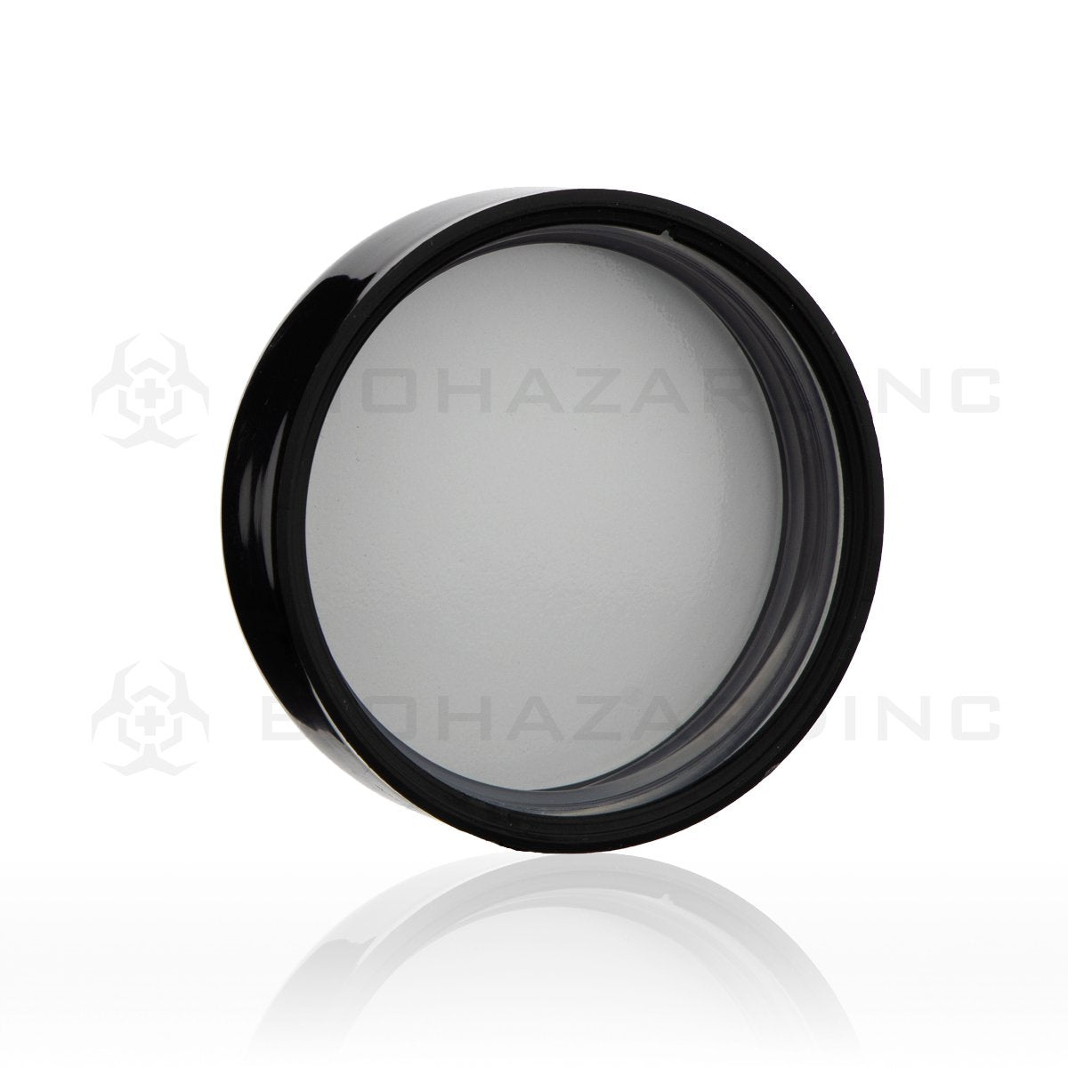 Black Plastic Gloss Dome Cap | 53mm | Child Resistant
