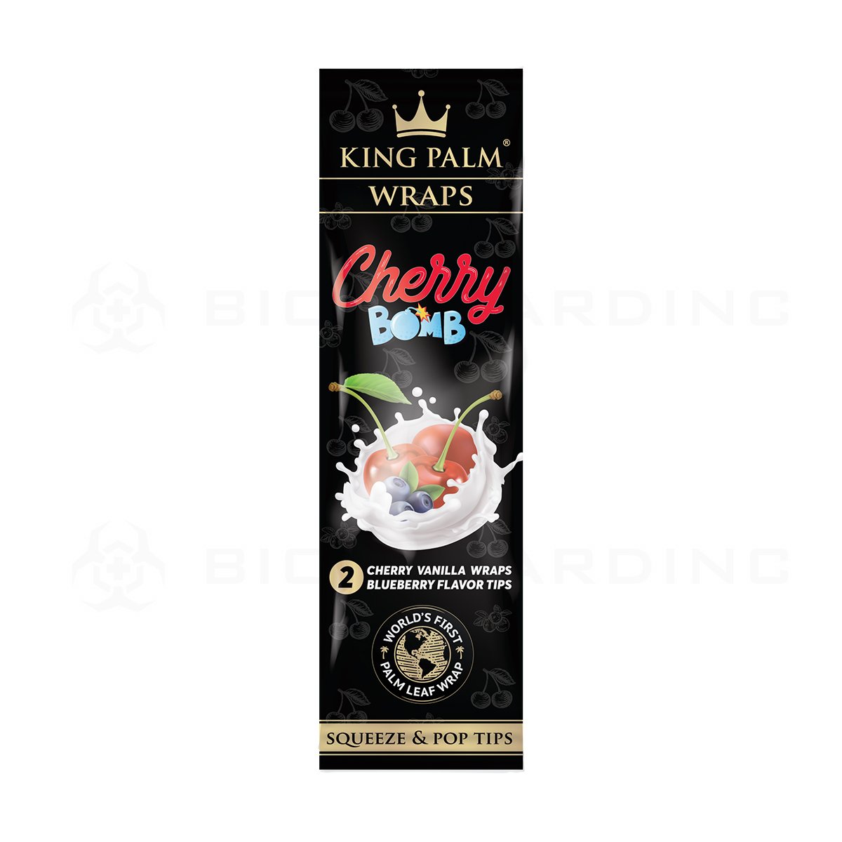 King Palm | Cherry Bomb Wraps 2-Packs | 15 CT