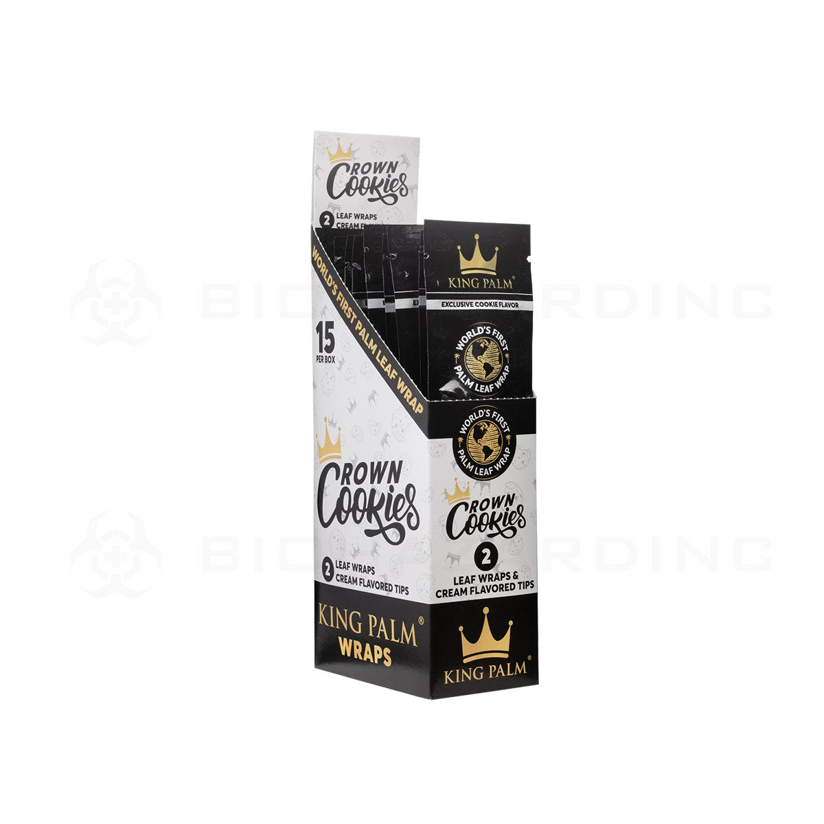 King Palm | Crown Cookies Wraps 2-Packs | 15 CT