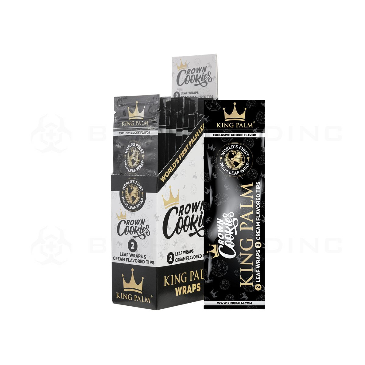 King Palm | Crown Cookies Wraps 2-Packs | 15 CT