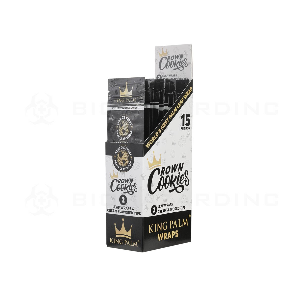 King Palm | Crown Cookies Wraps 2-Packs | 15 CT