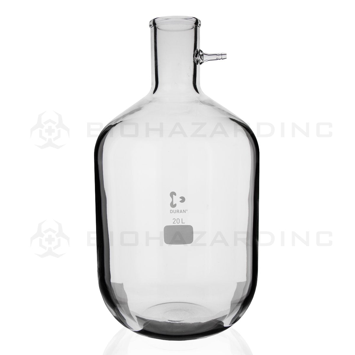DURAN Filtering Flask - Bottle Shape w/ Glass Hose | 20,000 mL