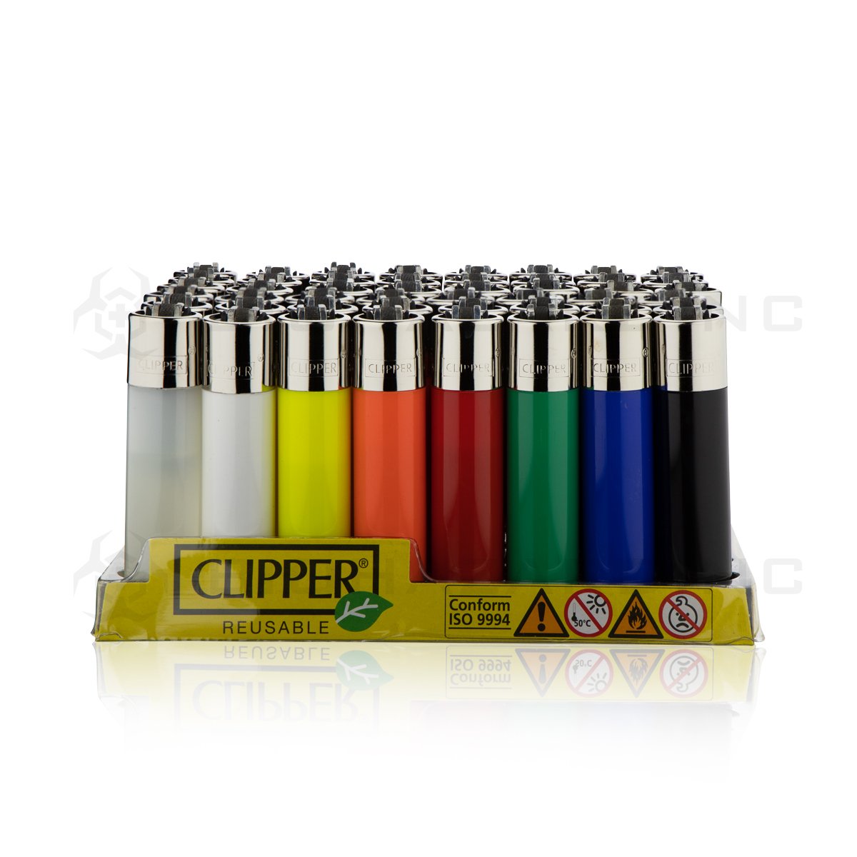Clipper Lighters - Solid | 48 Count