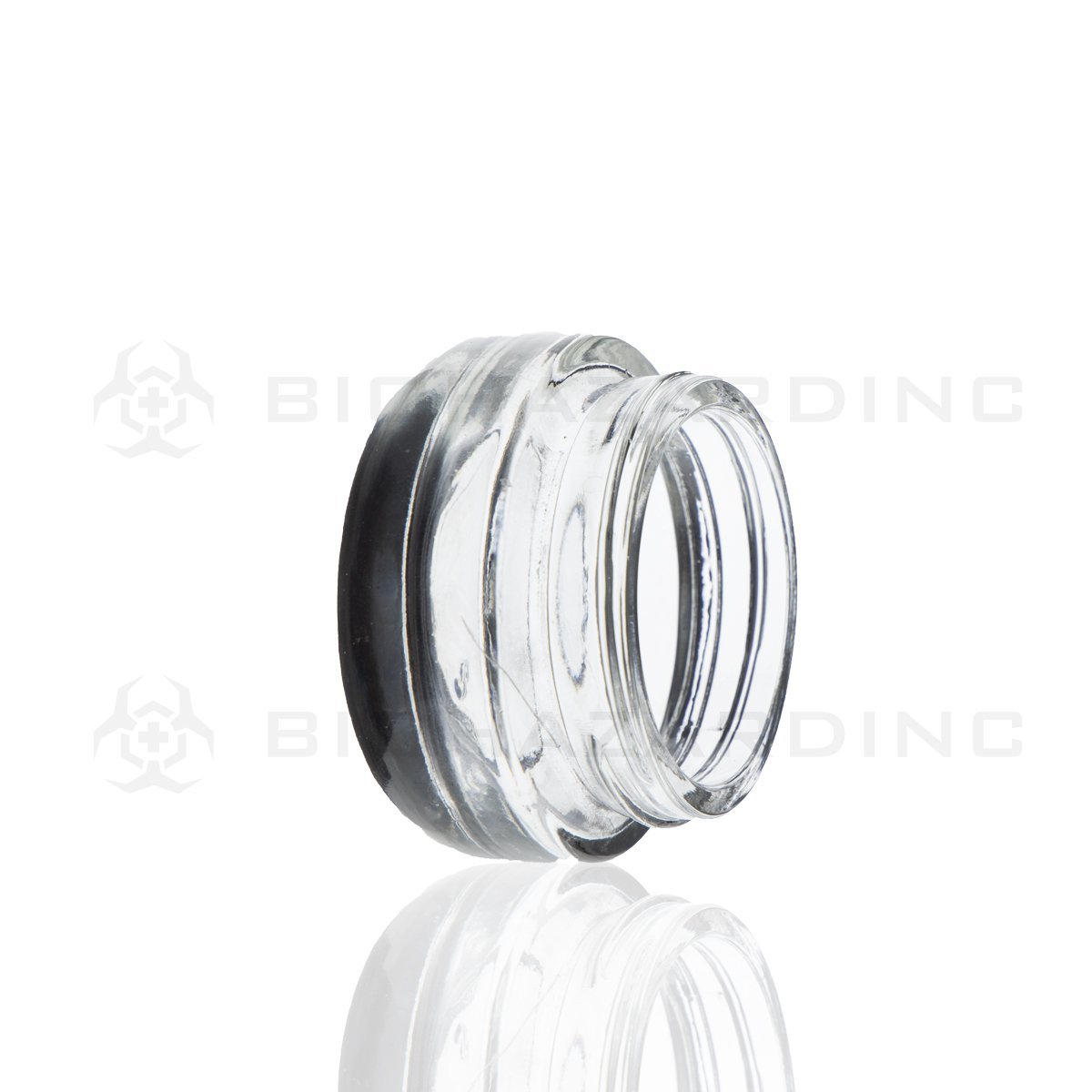 1 oz Clear Glass Jars | Heavy Weight Round Base - 53mm | 32 Count