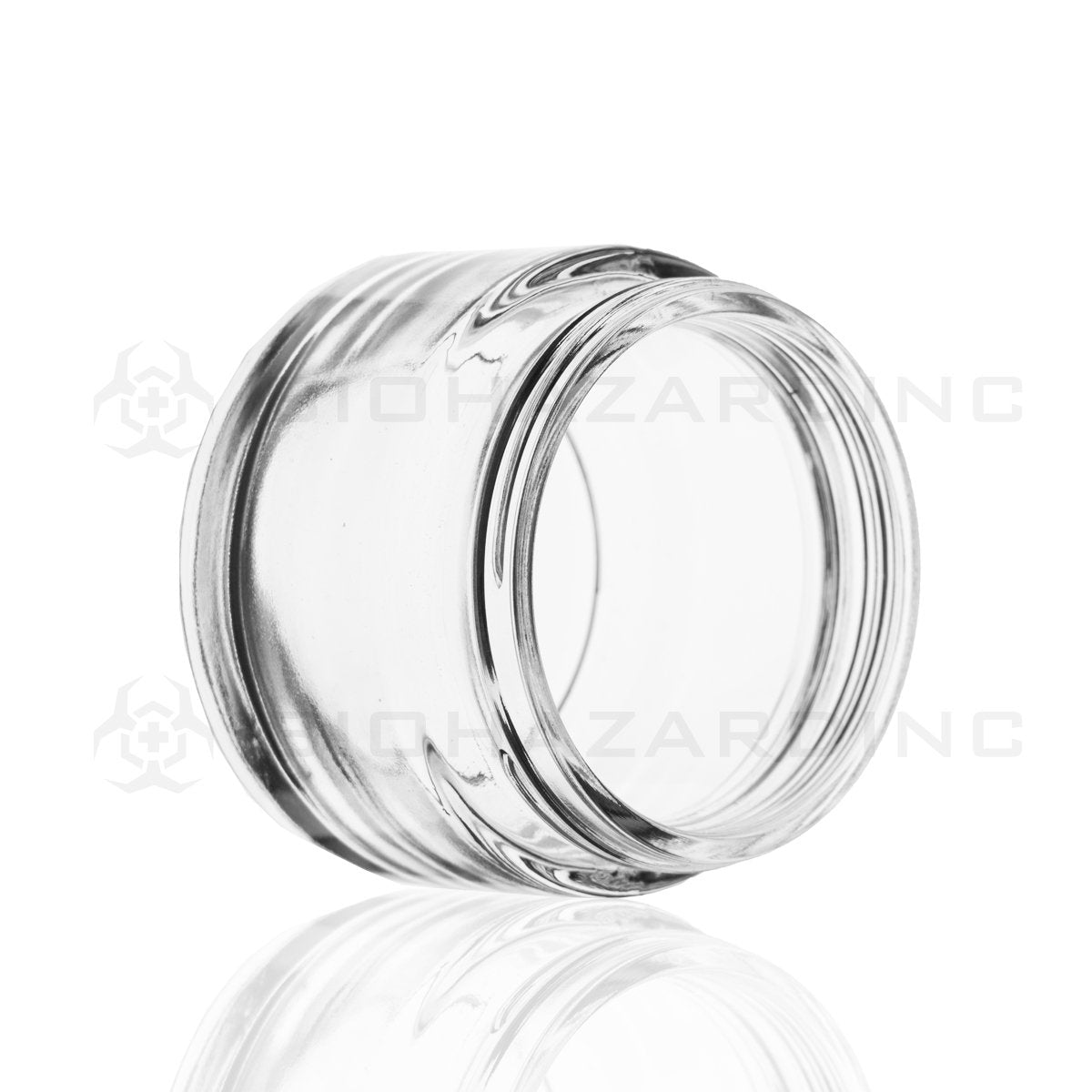 3 oz Wide Mouth Clear Glass Jars | Heavy Weight Straight Sided - 63mm | 100 Count