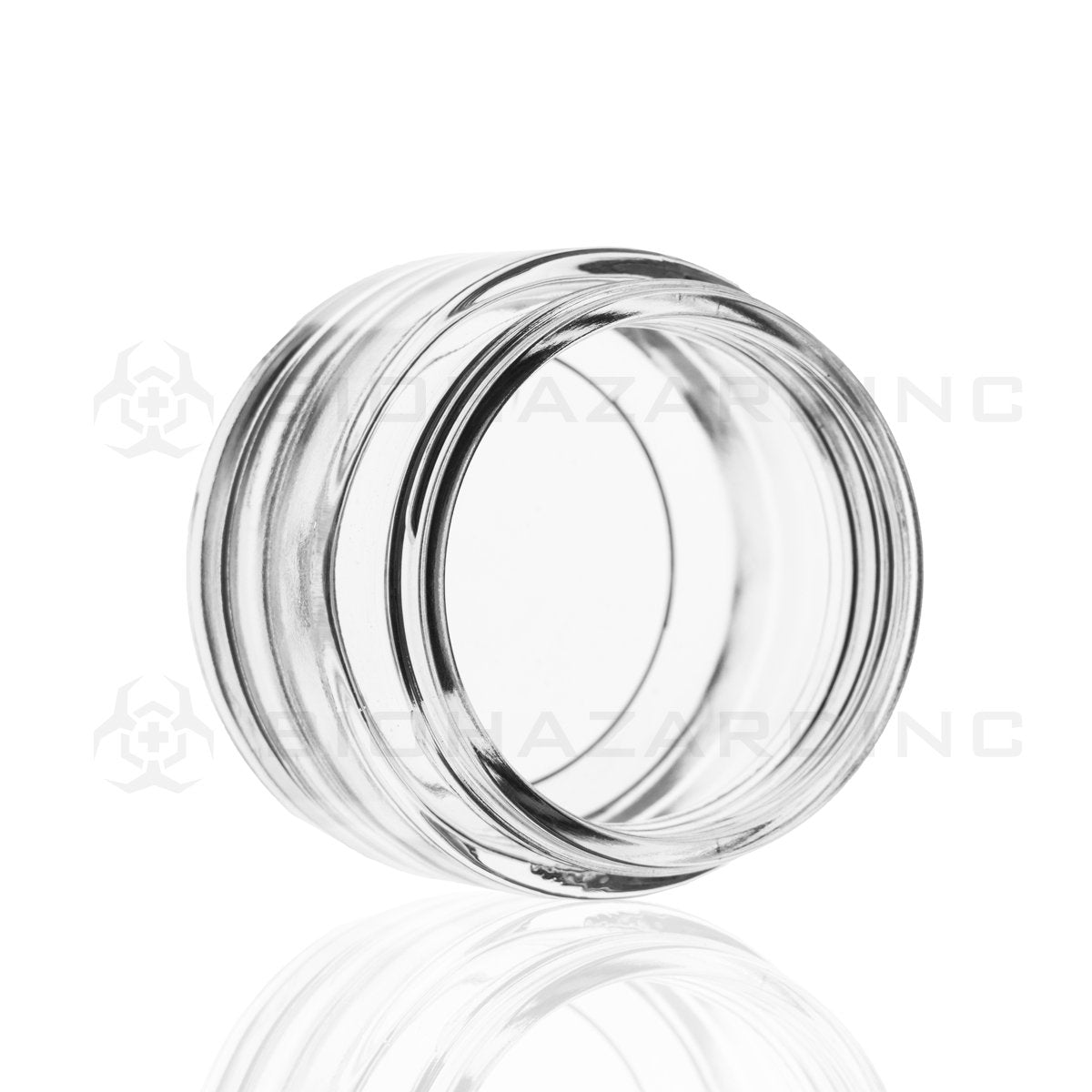 3 oz Wide Mouth Clear Glass Jars | Heavy Weight Straight Sided - 63mm | 100 Count