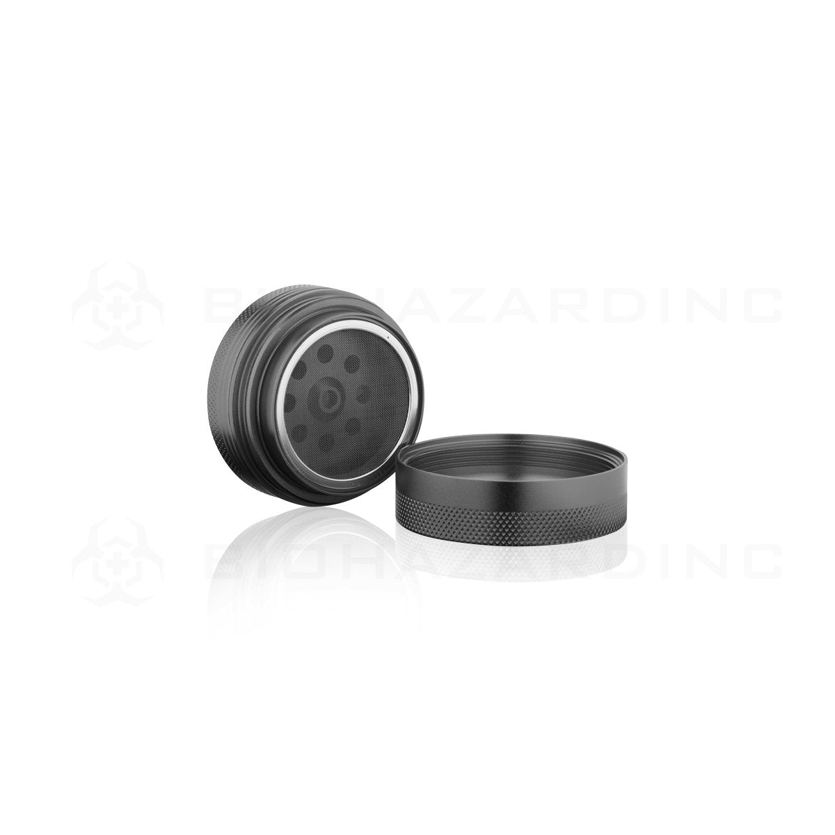 Anodized Aluminum Alloy Grinder | 4 Piece - 65mm x 30mm | Gray