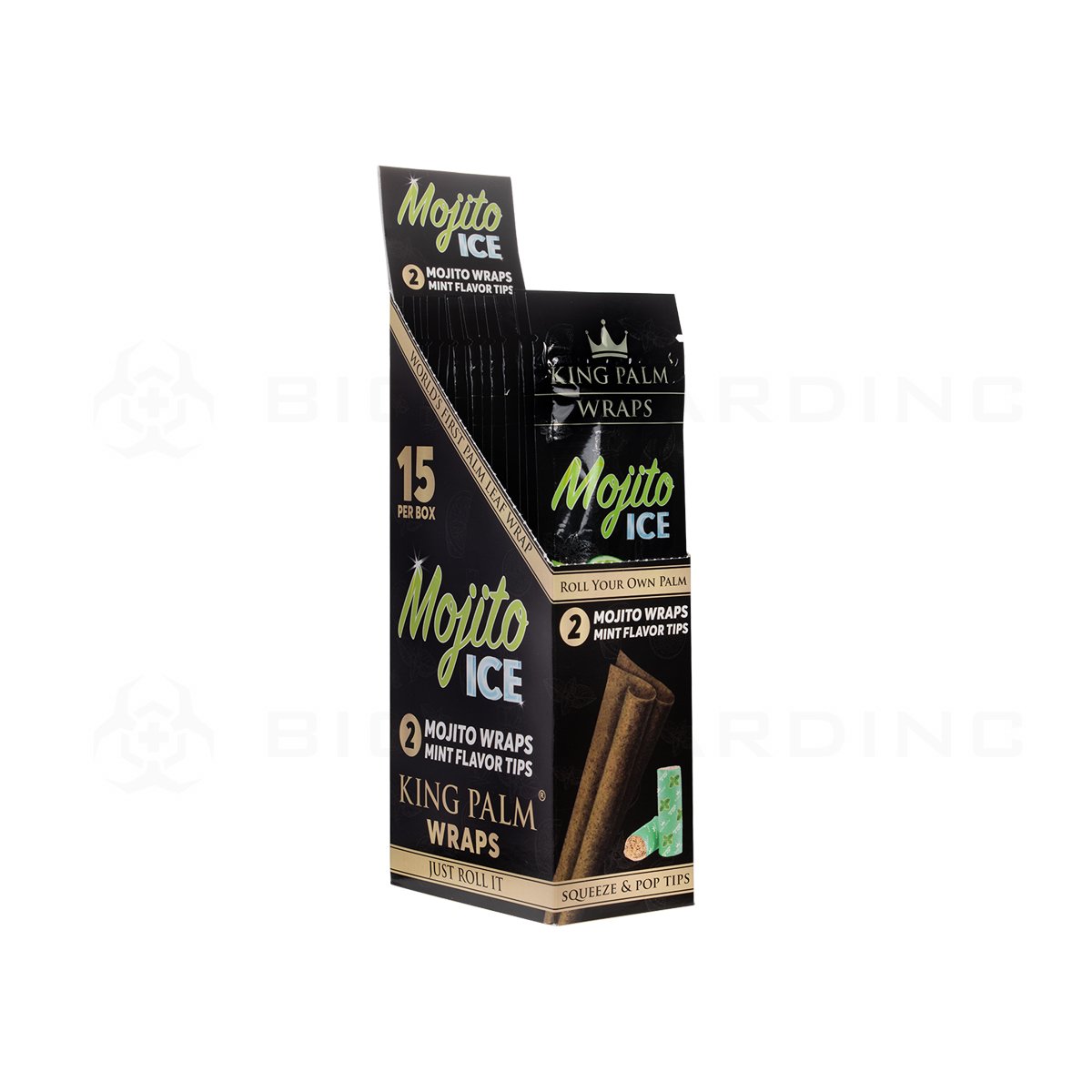 King Palm | Mojito Ice Wraps 2-Packs | 15 CT